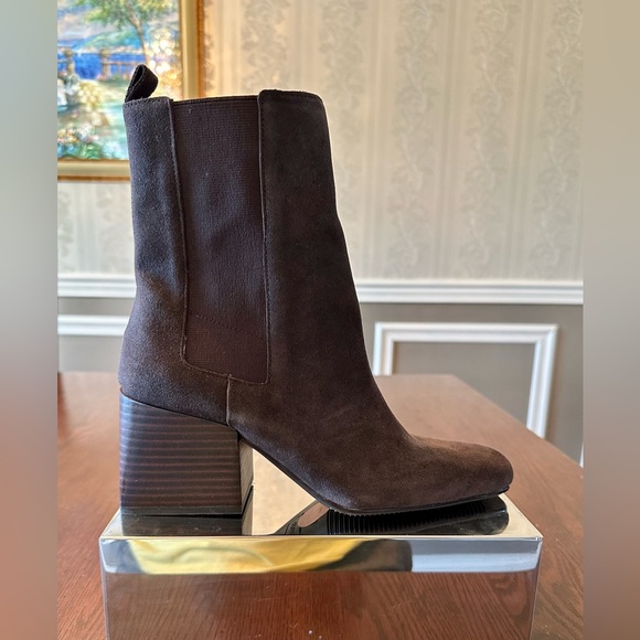 NWOT!🤩Blondo!❄️”Selena”Waterproof/cow suede/mid calf/block heel/size-7 - Picture 3 of 12